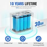 ECO-WORTHY 12V 30Ah LiFePO4 Battery Rechargeable Deep Cycle 4000+ Cycles view 2