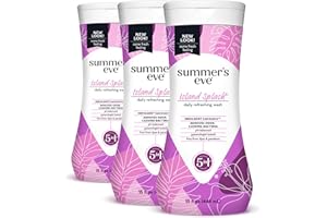 Summer's Eve Island Splash Refreshing Daily All Over Feminine Body Wash, Removes Odor, Feminine Wash pH Balanced, 15 fl oz, 3 Pack