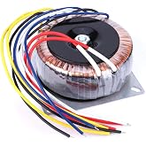 200W Toroidal Power Transformer, AC 110V to Dual AC 28V + Dual 12V + Single 12V Output Transformers for Tube Amplifiers,Preamp, Speaker Protection, Amp Boards