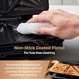 Tower Deep Filled Sandwich Maker 900W Rose Gold T27031RG Non-Stick view 4