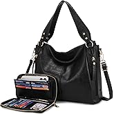 TOVAXY Women's Hobo Handbags Crossbody Bags Ladies Tote Shoulder Bags Purses and Wallet Set 2pcs