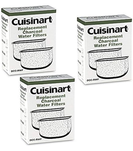 FC 24 Switch Filtros De Agua Para Cafetera Cuisinart - Pack De 6 Unidades, Compatibles Con Modelos DCC-3000, DCC-KE12 Filtros Agua Cuisinart