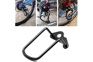 Carbon Steel Bike Bicycle Rear Derailleur Chain Stay Guard Gear Protector, Adjustable Cycling Rear Derailleur Protector for O