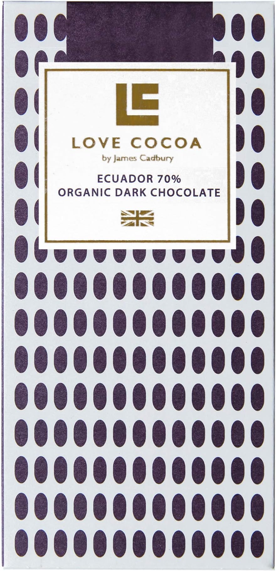 Love Cocoa Chocolate Bar Tablets 80g (70% Ecuador Dark Chocolate)