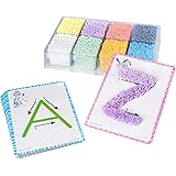 Educational Insights Playfoam Shape & Learn Alphabet Set, Flash Card Set, Preschoolers Learn to Write, Ages 3+