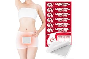 ifory Heating Patches for Period Cramps, Menstrual Heat Therapy Patches, Adhesive Heat Patches- 6 Pack Hot Compress Warm Wrap