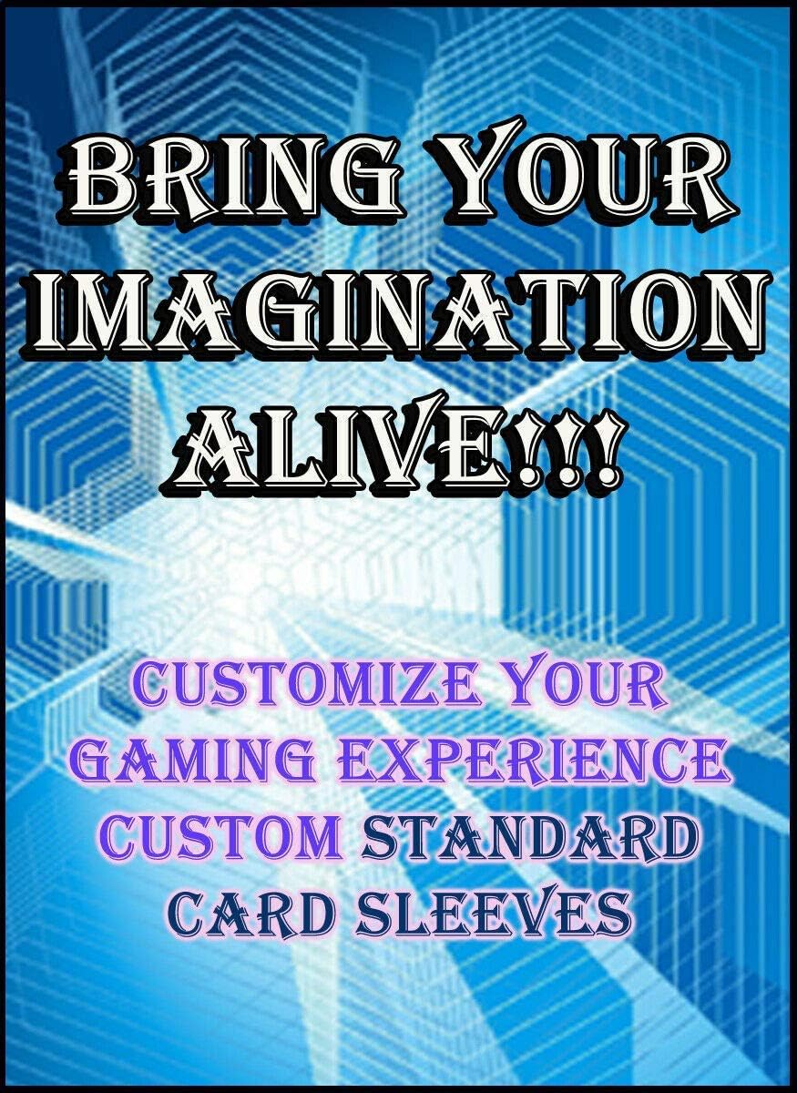 Amazon.com: Custom Card Sleeves 120ct with Your Design for Gaming Cards