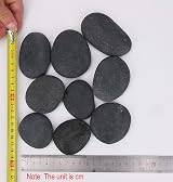 Hisredsun 16 Pcs Painting Rocks Flat River Stones 5-8 cm Smooth view 4
