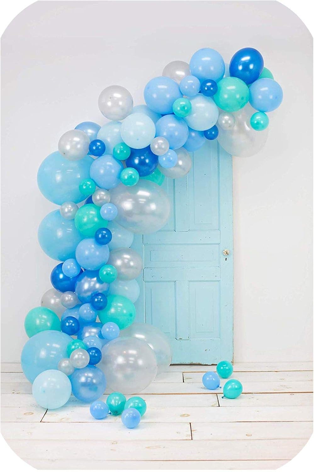 balloon arch for baby boy shower