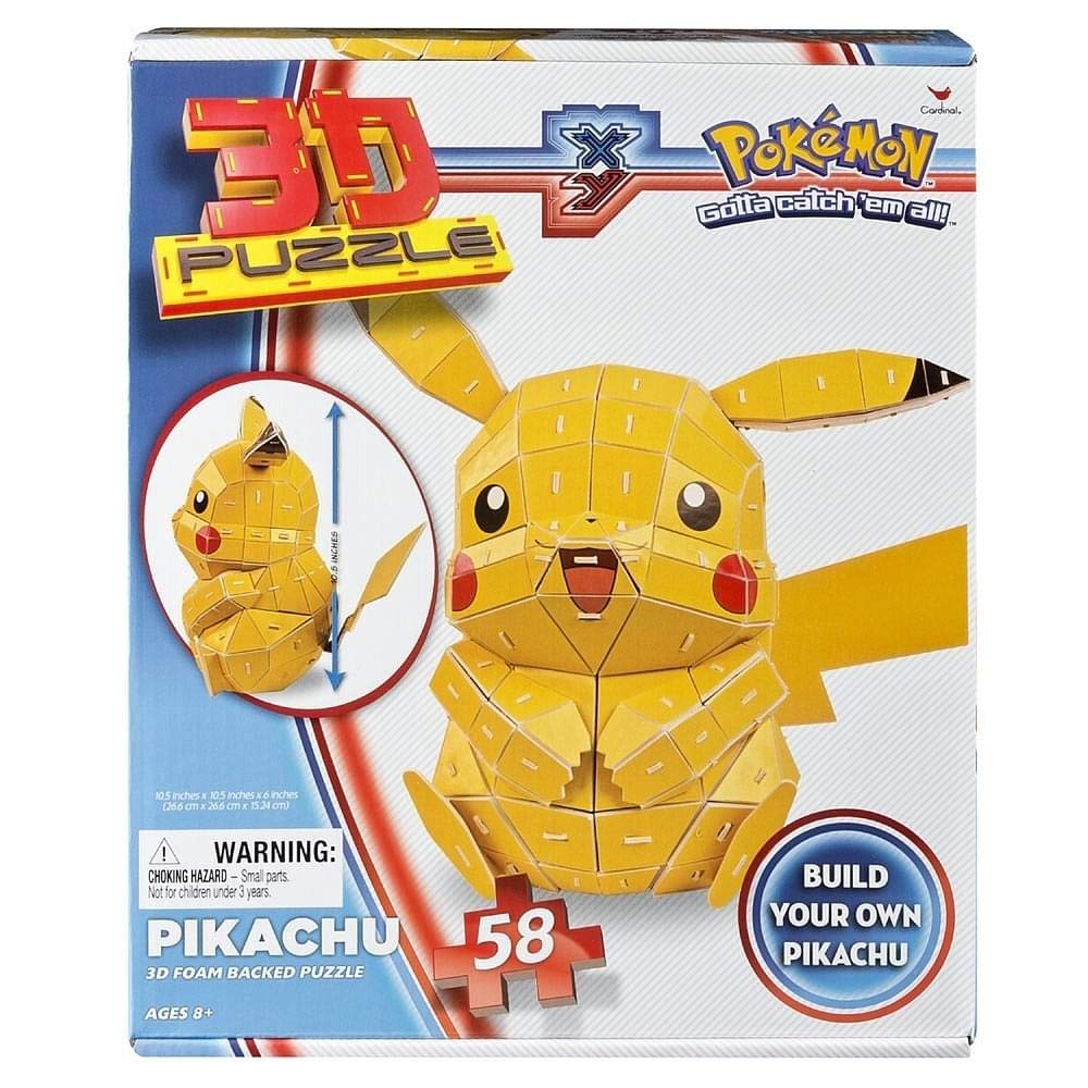Pokemon Pikachu 3D Foam Backed Puzzle by Pikachu Amazon.co.uk Toys
