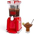 Nostalgia Coca-Cola Frozen Drink Maker and Margarita Machine for Home - 32-Ounce Slushy Maker with Stainless Steel Flow Spout - Easy to Clean and Double Insulated - Red