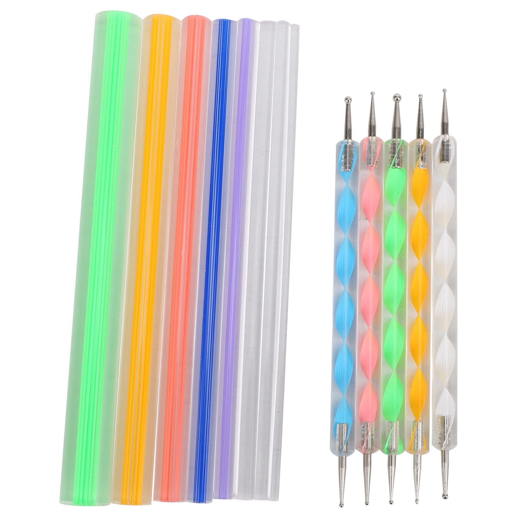 TEITEYER Mandala Dotting Tools Set for Painting Rocks,Painting Rocks Dot Kit,Acrylic Stick,Point Drill Tool,Stencil DIY Wall Art