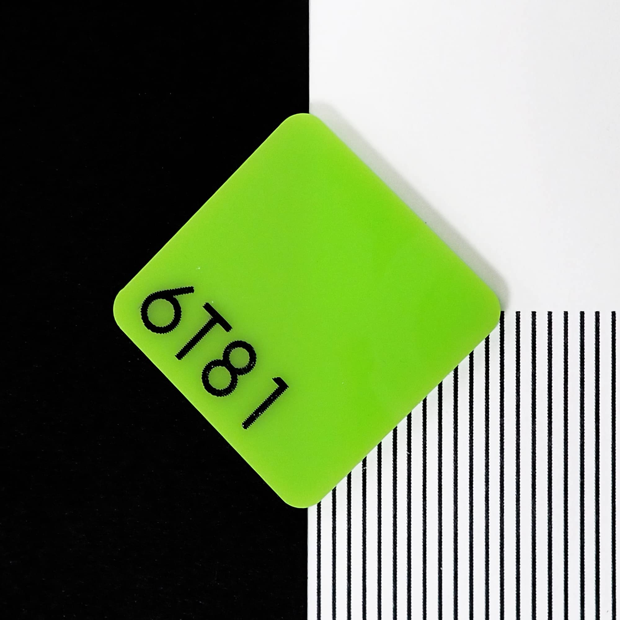 Perspex 6T81 Green Cast Acrylic Sheet - 420x297x3mm, A3