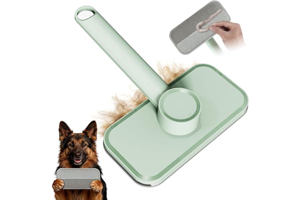 Rundik Pet Hair Remover – Reusable Lint Remover for Dog and Cat Hair Electrostatic Lint Brush Magic Pet Hair Removal Tool for Clothes, Couch, Carpet, Car, Rugs, Bedding, Fabric Furniture