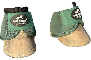TGW RIDING 2520D Horse Bell Boots No-Turn Horse Bell Boots, Equine Ballistic Hoof Overreach Bell Boot, Pair