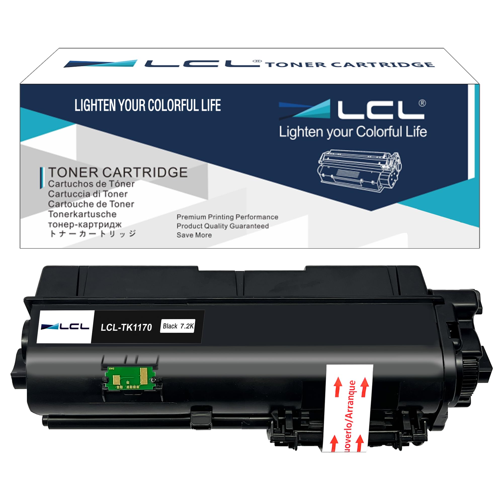 LCL TK-1170 Toner Cartridge Replacement for Kyocera TK1170 TK-1170 for Kyocera Ecosys M2540dn M2040dn M2640idw (1 Black)