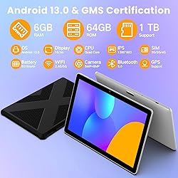 Tablet 10.1 inch Android 13 Tablets, 4G Cellular
