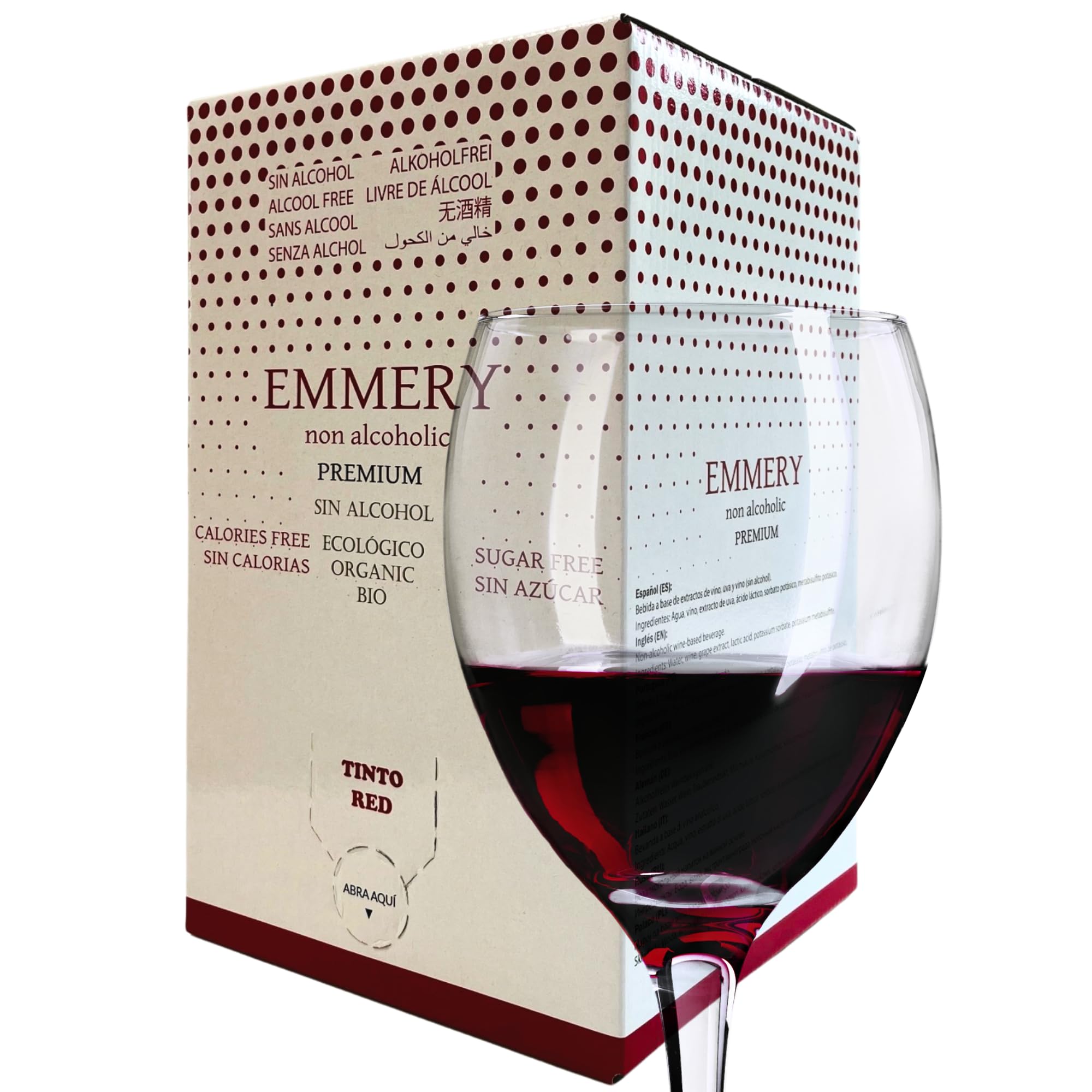 Spanish Non-Alcoholic Wine Red 0.0 - Dealcoholized