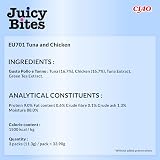 INABA Juicy Bites Cat Treat Chicken & Tuna 33g Pack Soft Moist view 7