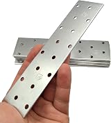 LLB 10pc Galvanised Steel Flat Connector Plates Heavy Duty 6" Wood Timber view 4