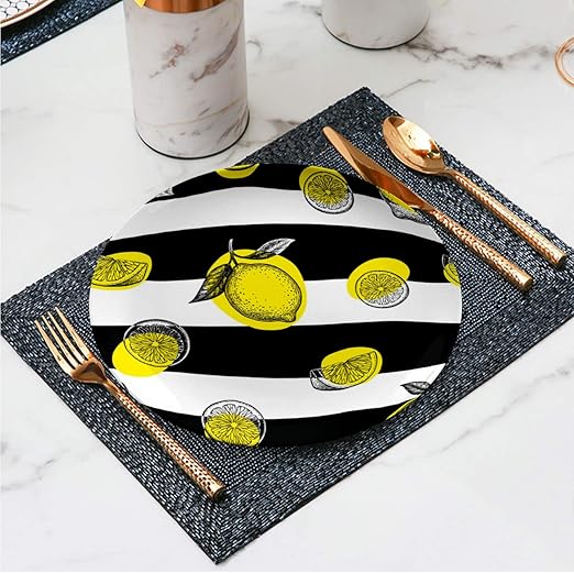 Amazon Com Art Ceramic Dinner Plates Decorative Glass Plate