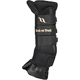 Back on Track Royal Quick Wraps Deluxe for Horses 2033 with Welltex Technology, Sold in Pairs, Black, Medium (14")