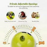Zellar Treat Dispensing Dog Toy Ball - Slow Feeder Puzzle for Dogs & Cats view 3