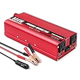 Cantonape 800W/2000W(Peak) DC 12V to 110V AC Power