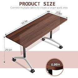 SOIUDNEB Conference Table,Wooden Folding Conference