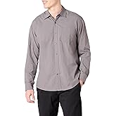 Amazon Essentials Men's Regular-Fit Long-Sleeve Casual Poplin Shirt