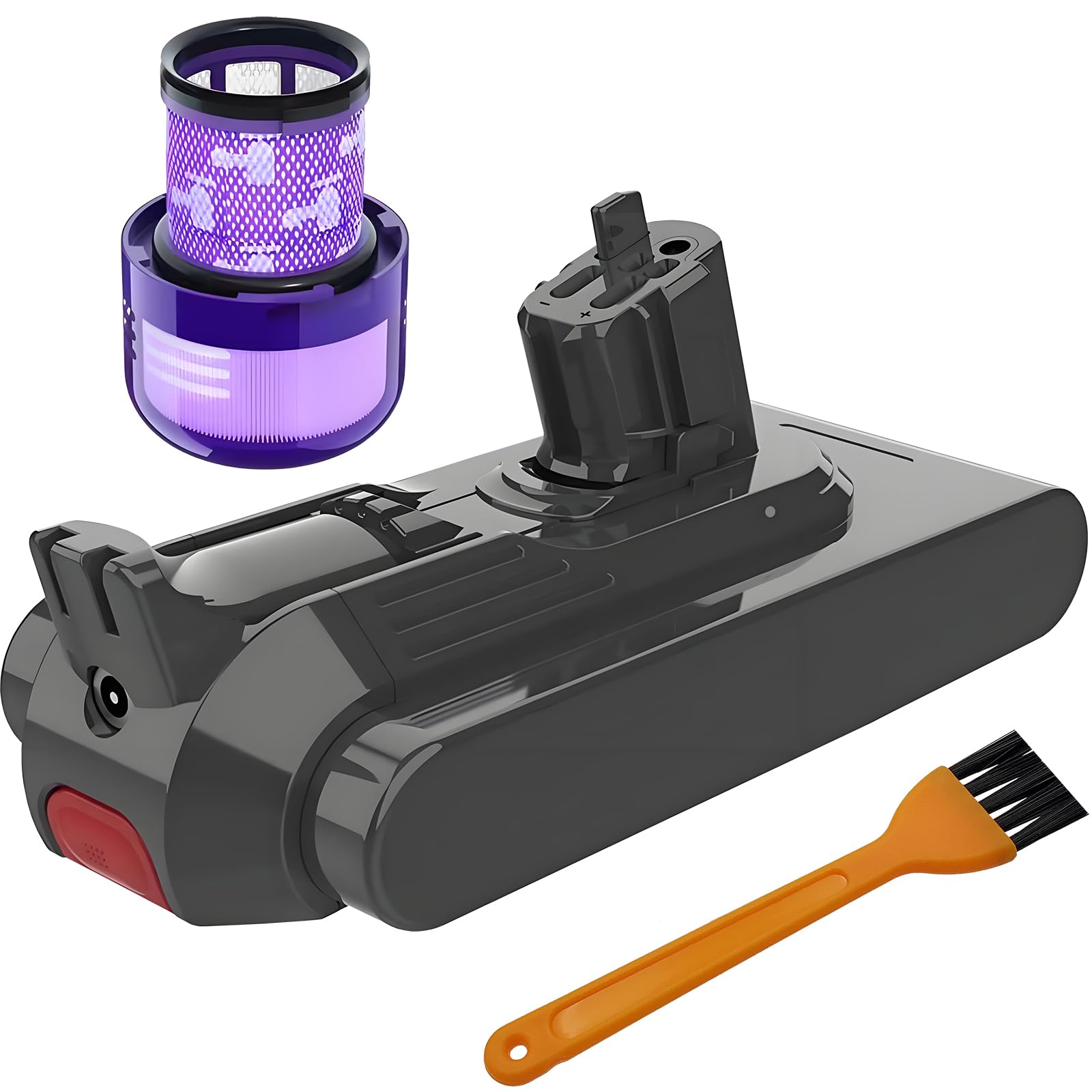 Photo 1 of Tinkerpal V11 Replacement Battery for V11 Absolute Extra, V11 Complete Extra, V11 Absolute pro, V11 Torque Drive+, V11 Fluffy Extra Cordless Vacuum (Click-in Type) 25.2V 4000mAh