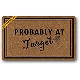 Artsbaba Doormat Probably at Target Rubber Non-Slip Doormat Entrance Rug Floor Mat Durable Home Indoor Mats 30" x 18"