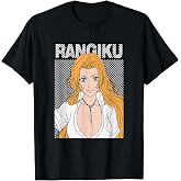 Bleach Rangiku Rectangle Dot Graphic Anime T-Shirt