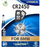 thumbnail image 2 of Energizer CR2032 3V Lithium Coin Batteries - 5 Pack For BMW Comfort Access Key Fob & More 2 of 5