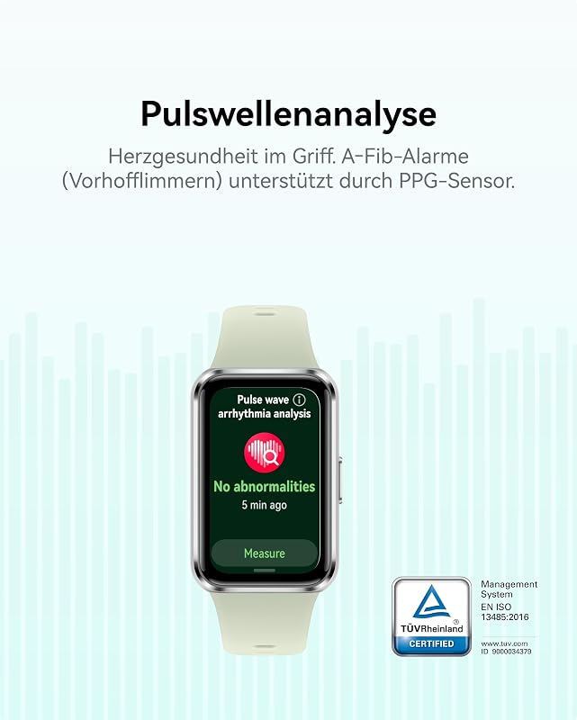 Band 11 Smartwatch, Fitness Tracker, Legierungsgehäuse, Schwarz