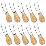 10 Pcs Cheese Spreader Knives, Mini Butter Spreader