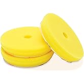 Griot's Garage 3” Perfecting Foam Pads for Car Polishing and Detailing, Buffing Pads for Paint Correction, Polishing, and Waxing, Yellow, Set of 3