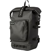 RVCA Weld Pack Backpack | Roll-Top Backpack for Men | Black | One Size