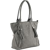 Browning Women's Concealed Carry Alexandria Purse, Premium Holstered Handbag With Safety Locking Option, Charcoal