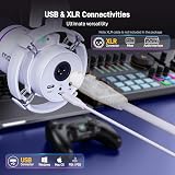 MAONO PD200XS XLR USB Dynamic Microphone Kit with Stand USB/HDMI? (ensure view 3