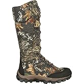 ROCKY Men's Camouflage Waterproof Side-zip Snake Boots