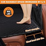 JOEJOY Back Seat Extender Dog Car Seat Cover Waterproof Foldable view 3