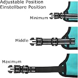 HEELE Dog Harness Small No Pull Reflective Turquoise adjustable S view 6
