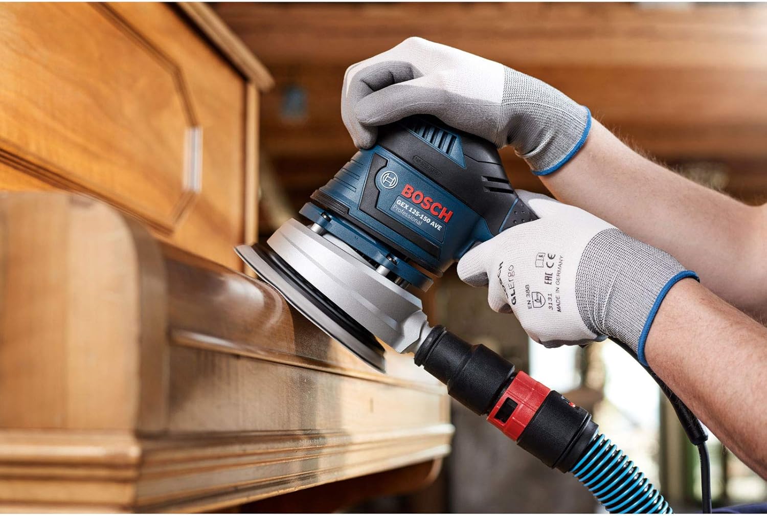 Bosch Professional Set of 10 Triangular Sanding Pads M480 Best for Wood and Paint (Wood and Paint, diameter 115 mm, grit G120 - Image 4