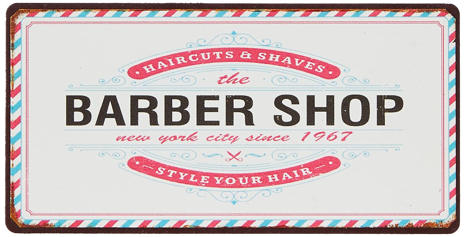 Decorative Fridge Magnet for Home Barber shop 5cm x 10cm