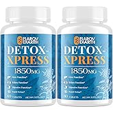 Canna Cleanse, Liver Detox & Repair Chewable Tablets, Milk Thistle Supplement, Fast-Acting Body Detox for Women & Men, Toxin Flush for Liver, Kidney, Digestion & Metabolism, 120 Tablets