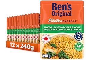 BEN'S ORIGINAL™ BISTRO EXPRESS™ Broccoli & Cheddar Long Grain Rice, 12PK CASE