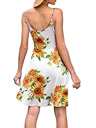 WEACZZ Summer Dresses for Women 2024 Sexy V Neck