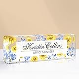 Custom Name Plate for Desk, Acrylic Office Decor