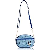 Disney Sanrio Bluey Purse Crossbody Handbag for Women | Metallic Vinyl Women's Shoulder Handbag